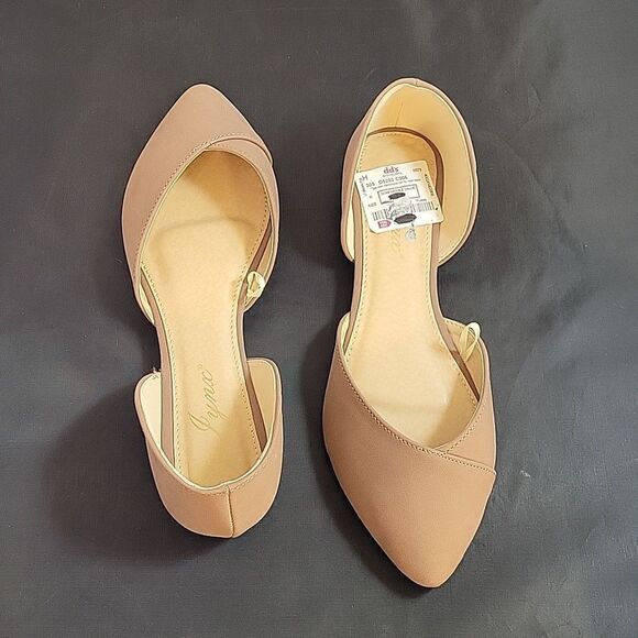 BRAND NEW LYNX POINTED TOE D'ORSAY SLIP ON WOMEN"S FLAT SHOE - Picture 11 of 15